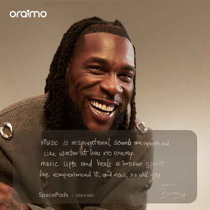 oraimo x Burna Boy SpacePods True Wireless Earbuds