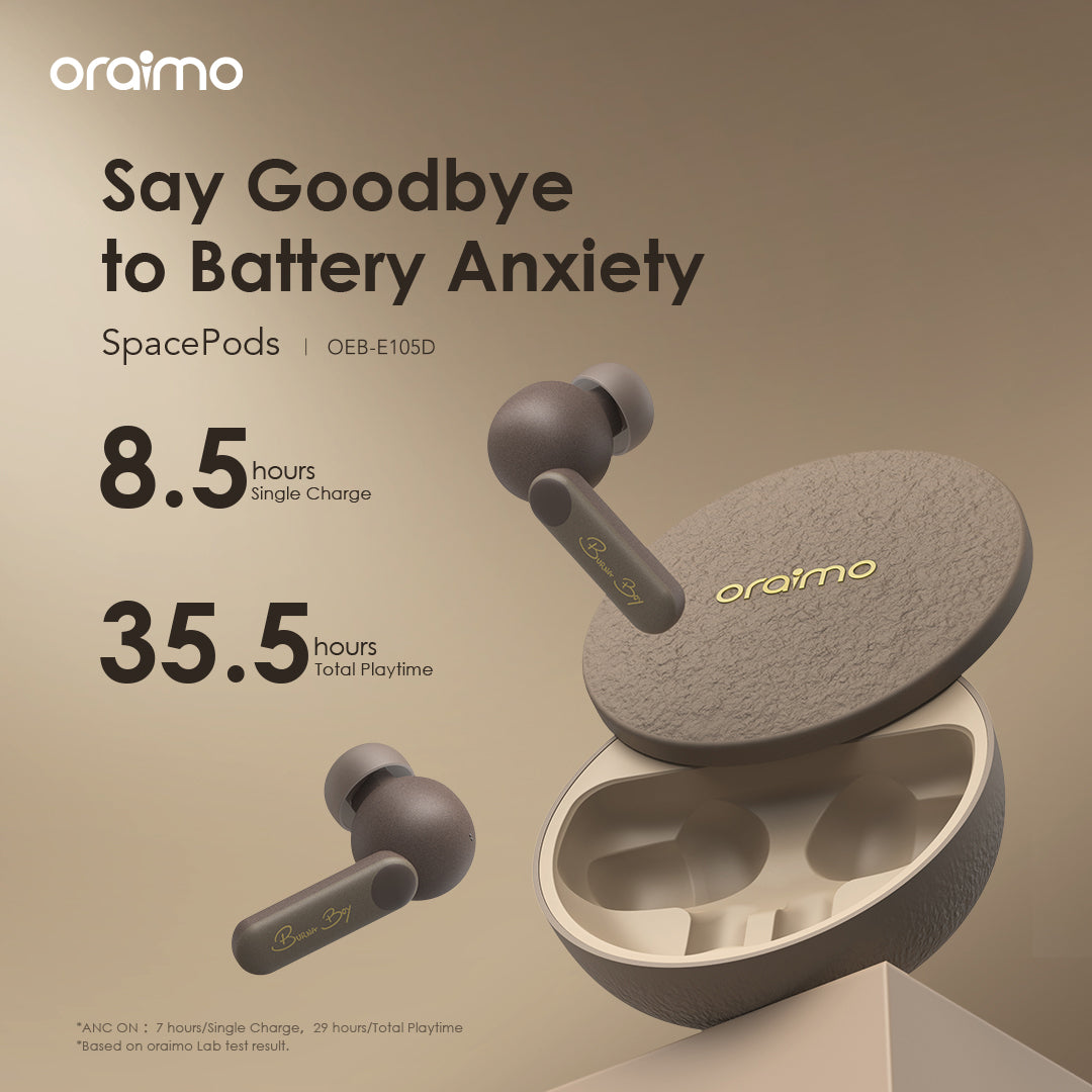 oraimo x Burna Boy SpacePods True Wireless Earbuds