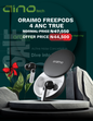 oraimo FreePods 4 Active Noise Cancellation True Wireless Stereo Earbuds