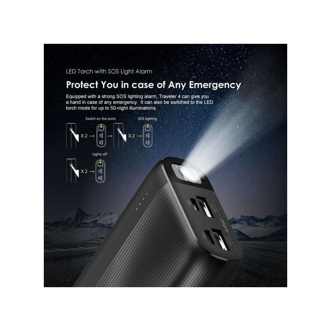 Oraimo powerbank 20000mAh traveler 4