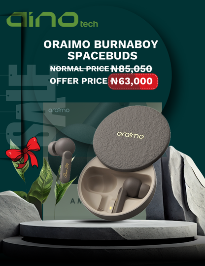 oraimo x Burna Boy SpacePods True Wireless Earbuds