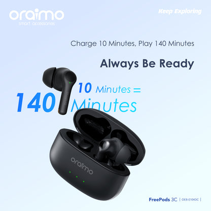 oraimo FreePods 3C ENC True Wireless Earbuds