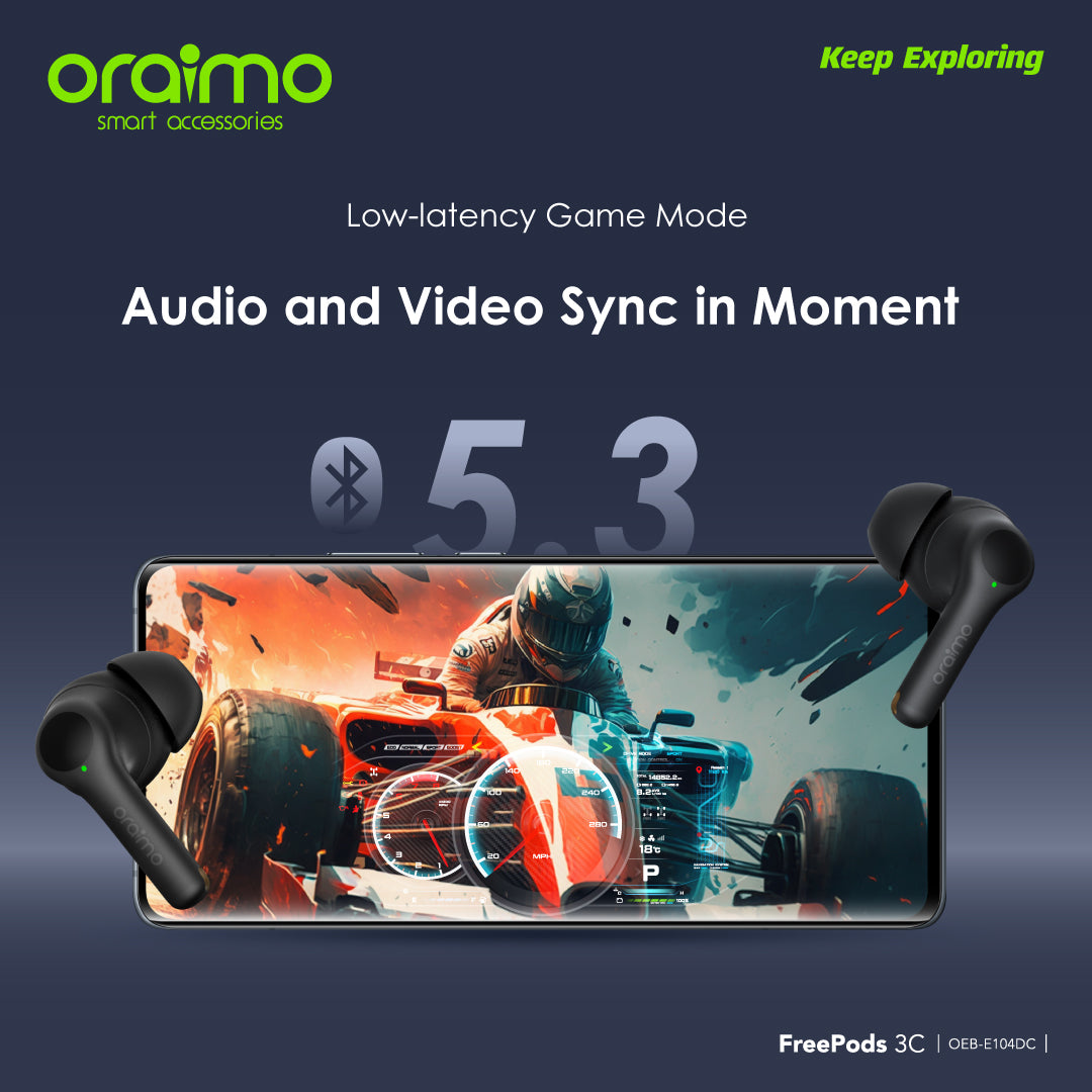 oraimo FreePods 3C ENC True Wireless Earbuds