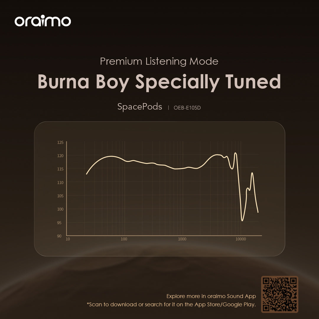 oraimo x Burna Boy SpacePods True Wireless Earbuds