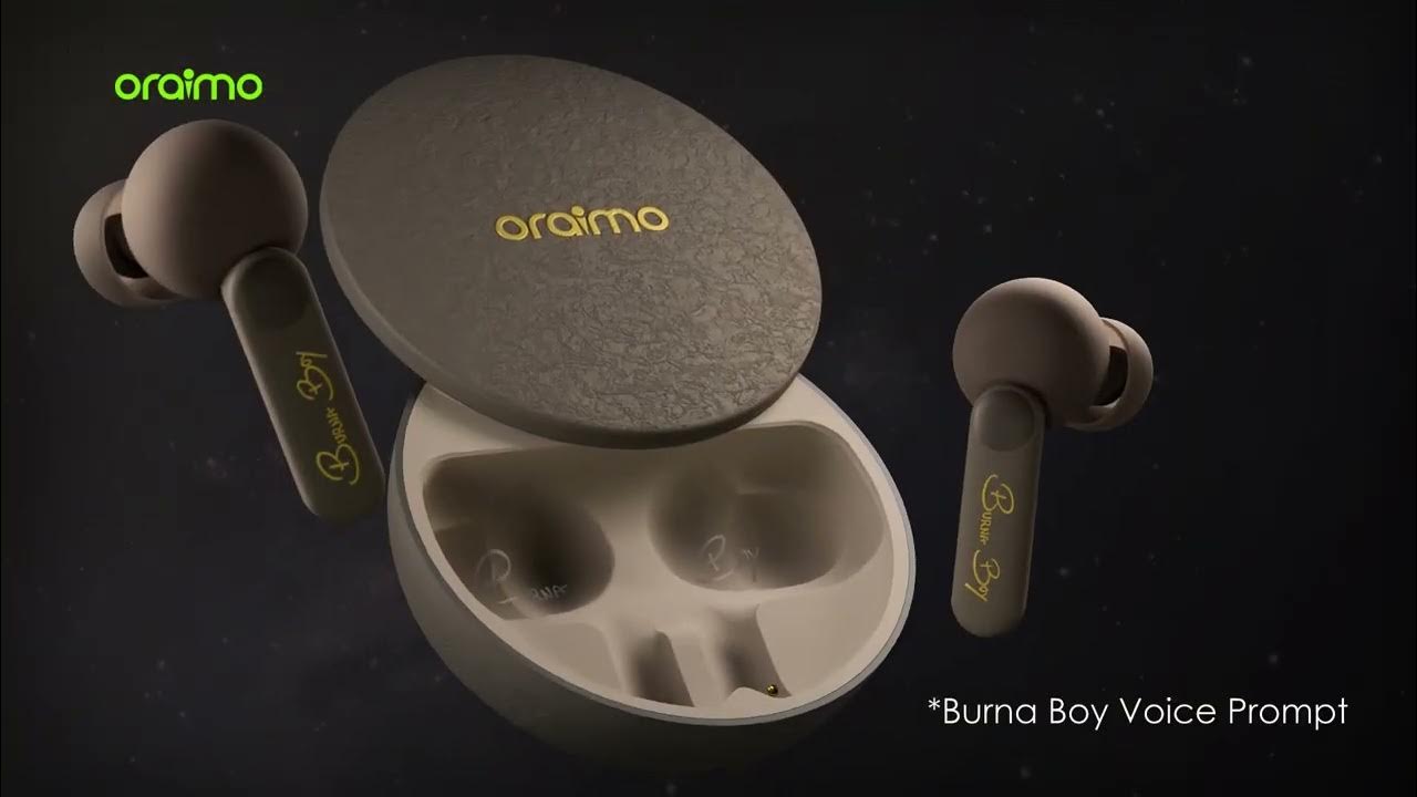 oraimo x Burna Boy SpacePods True Wireless Earbuds