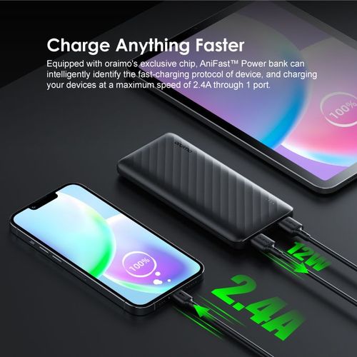 oraimo Traveler 15 Flash 20000mAh 15W 3A Fast Charging Power Bank